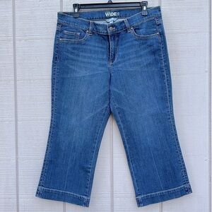 New York & Company Low Rise Wide Leg Crop